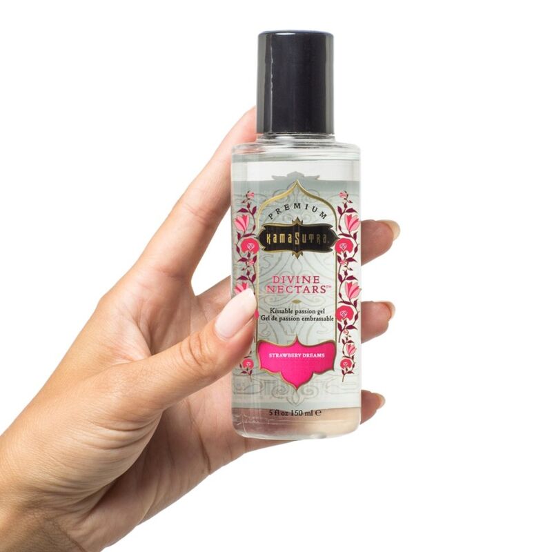 KAMASUTRA - DIVINE NECTARS LUBRICANTE STRAWBERRY DREAM 150 ML - Imagen 3