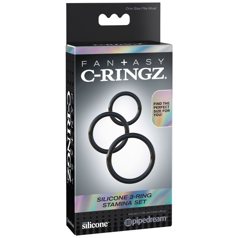 FANTASY C-RINGZ - SET ANILLAS SILICONA STAMINA - Imagen 3