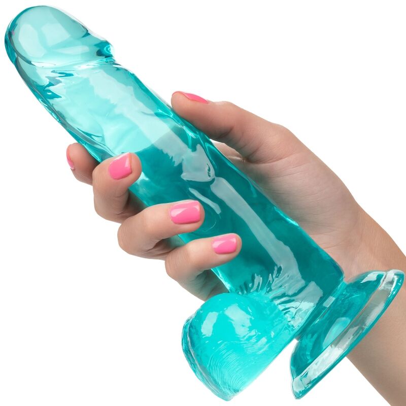 CALEXOTICS - SIZE QUEEN DILDO AZUL 15.3 CM - Imagen 5