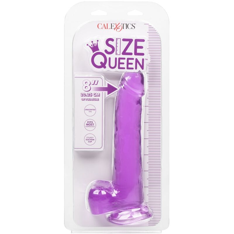 CALEXOTICS - SIZE QUEEN DILDO LILA 20.3 CM - Imagen 8