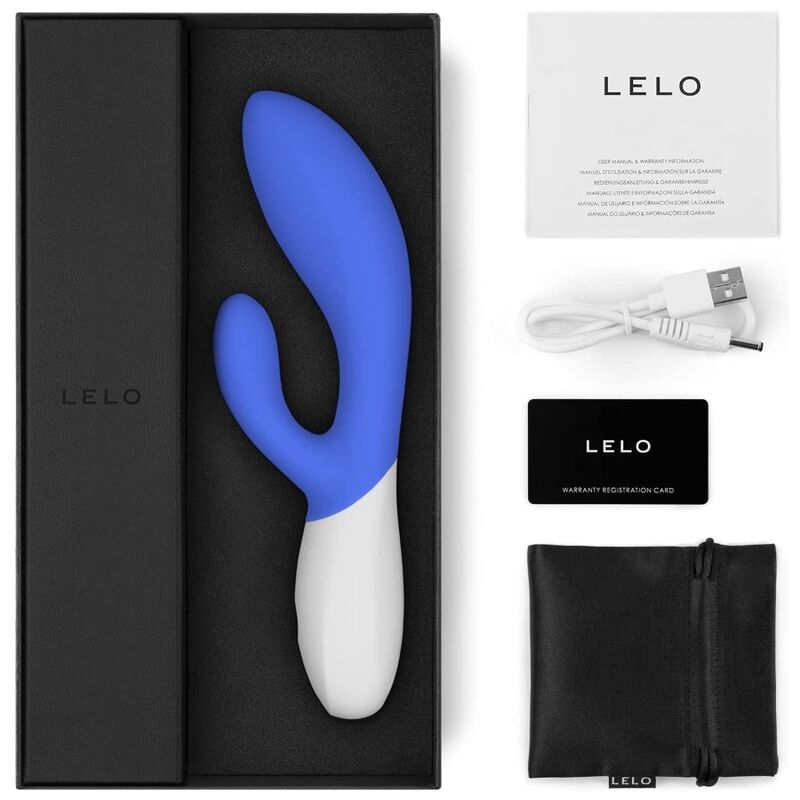 LELO - INA WAVE 2 VBRADOR LUJO MOVIMIENTO ESPECIAL AZUL - Imagen 4