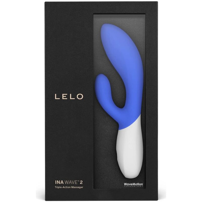 LELO - INA WAVE 2 VBRADOR LUJO MOVIMIENTO ESPECIAL AZUL - Imagen 3