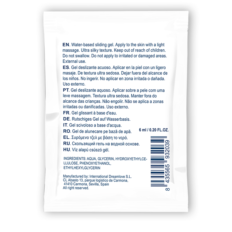 WATERFEEL - GEL DESLIZANTE BASE AGUA NEUTRO 6 ML - Imagen 4