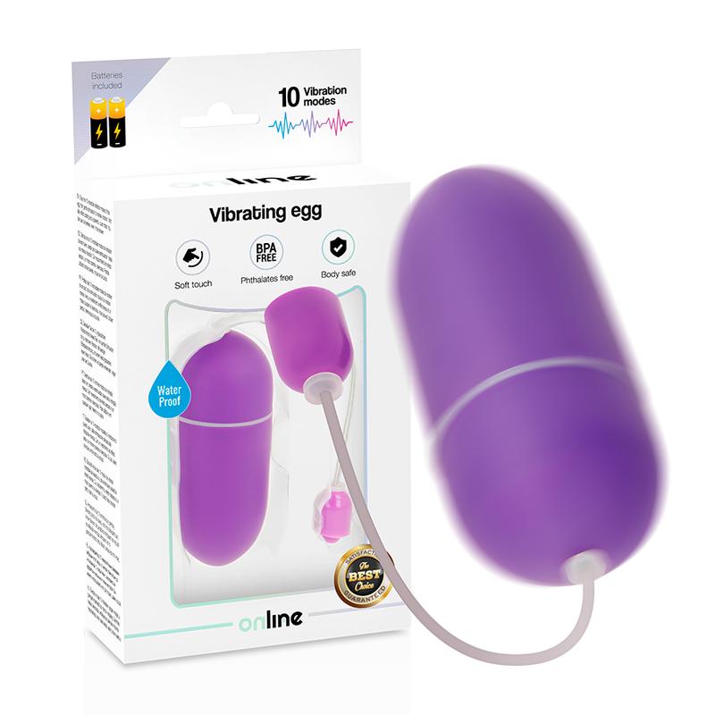 ONLINE - HUEVO VIBRADOR WATERPROOF LILA - Imagen 4