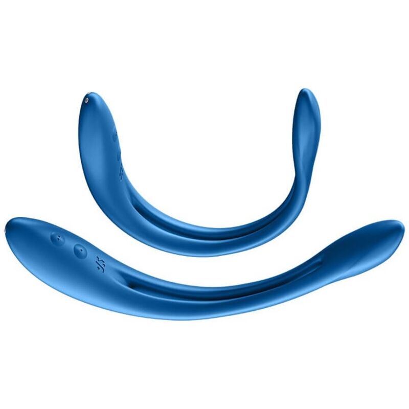 SATISFYER - ELASTIC GAME MULTI VIBRADOR AZUL - Imagen 4
