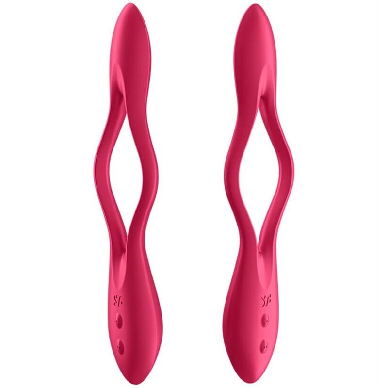 SATISFYER - ELASTIC JOY MULTI VIBRADOR ROJO - Imagen 3