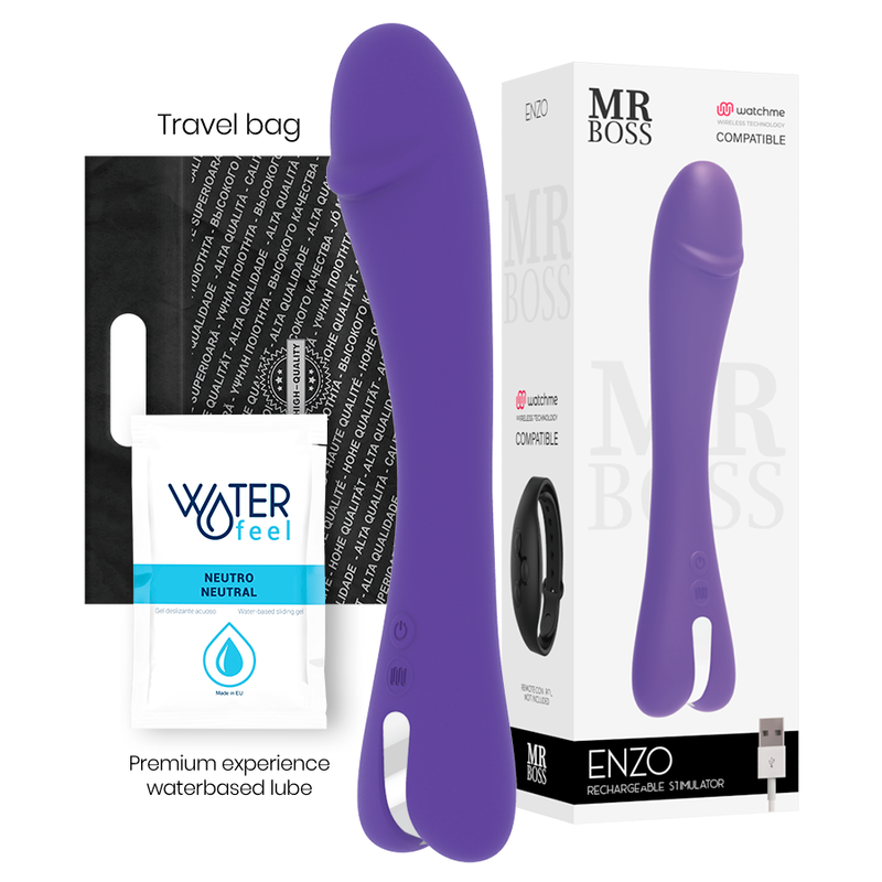 MR BOSS - ENZO VIBRADOR COMPATIBLE CON WATCHME WIRELESS TECHNOLOGY - Imagen 11