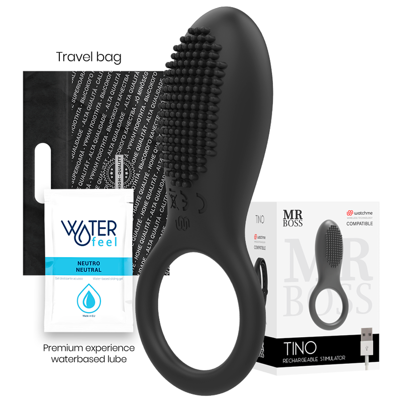 MR BOSS - TINO ANILLO ESTIMULADOR COMPATIBLE CON WATCHME WIRELESS TECHNOLOGY - Imagen 4