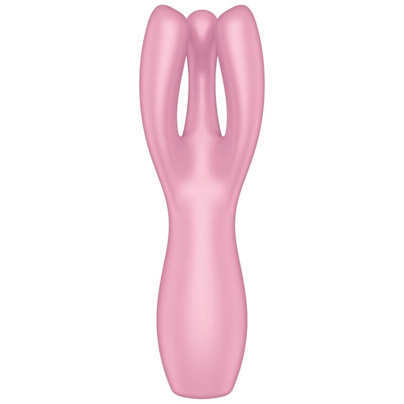 SATISFYER - THREESOME 3 VIBRADOR ROSA - Imagen 4