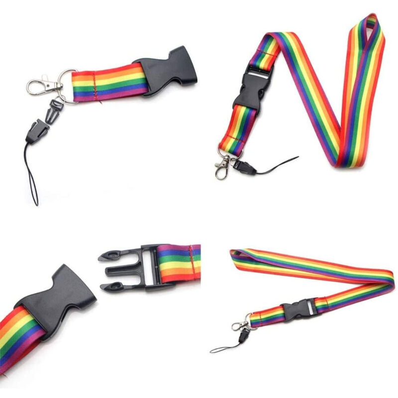 PRIDE - LANYARD BANDERA LGBT - Imagen 3