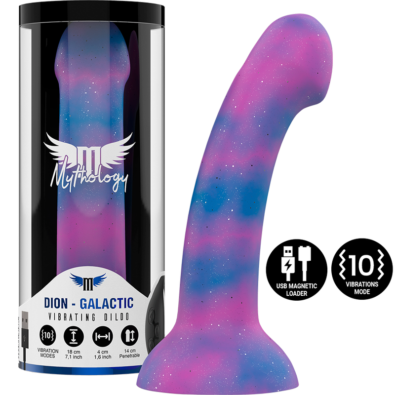 MYTHOLOGY - DION GALACTIC DILDO M - VIBRADOR COMPATIBLE CON WATCHME WIRELESS TECHNOLOGY - Imagen 5