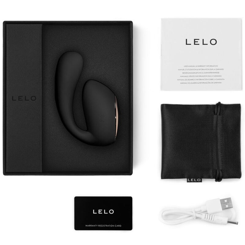 LELO - IDA WAVE MASAJEADOR PAREJAS NEGRO - Imagen 4