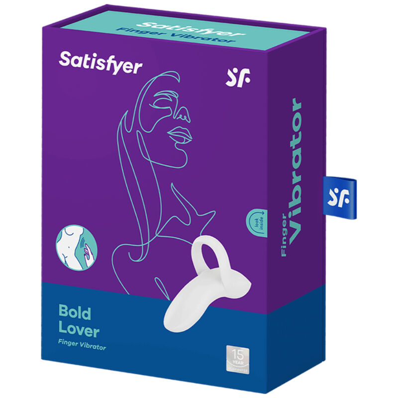 SATISFYER - BOLD LOVER DEDAL VIBRADOR BLANCO - Imagen 5