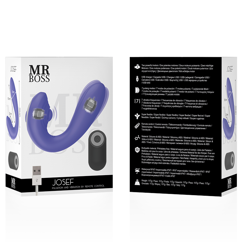 MR BOSS - JOSEF PULSATION & VIBRATION CONTROL REMOTO PARA PAREJAS - Imagen 9