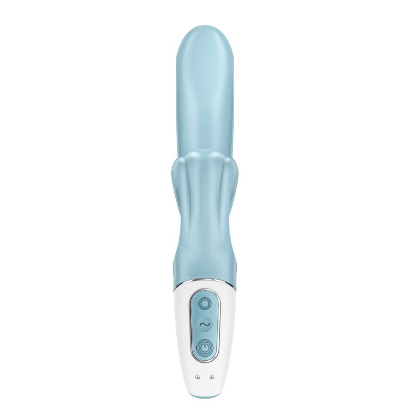 SATISFYER - LOVE ME VIBRADOR RABBIT AZUL - Imagen 5