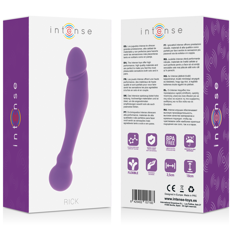 INTENSE - SILICONE RICK DUAL LILA - Imagen 5