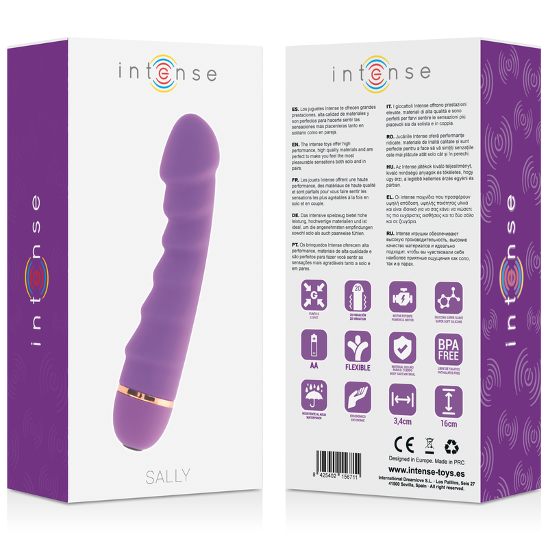 INTENSE - SALLY 20 SPEEDS SILICONE LILA - Imagen 6