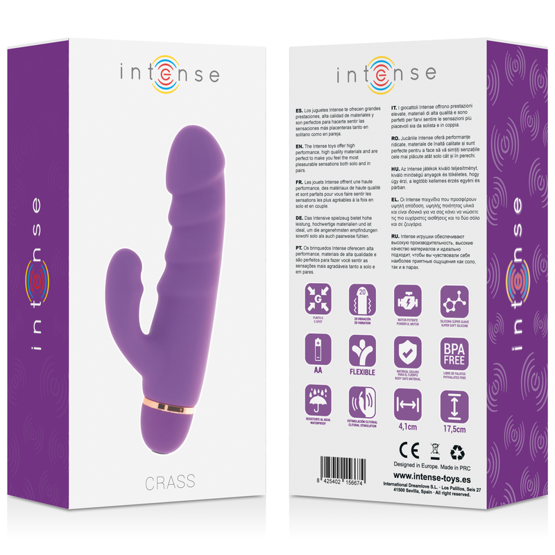 INTENSE - CRASS 20 SPEEDS SILICONE LILA - Imagen 7
