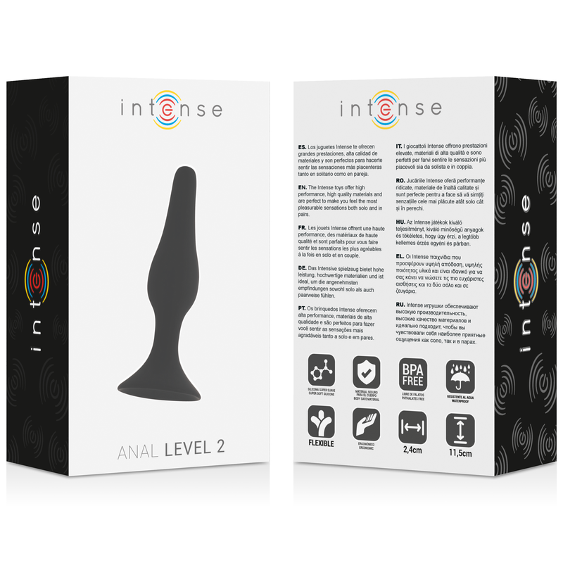 INTENSE - ANAL LEVEL 2 11.5CM NEGRO - Imagen 4