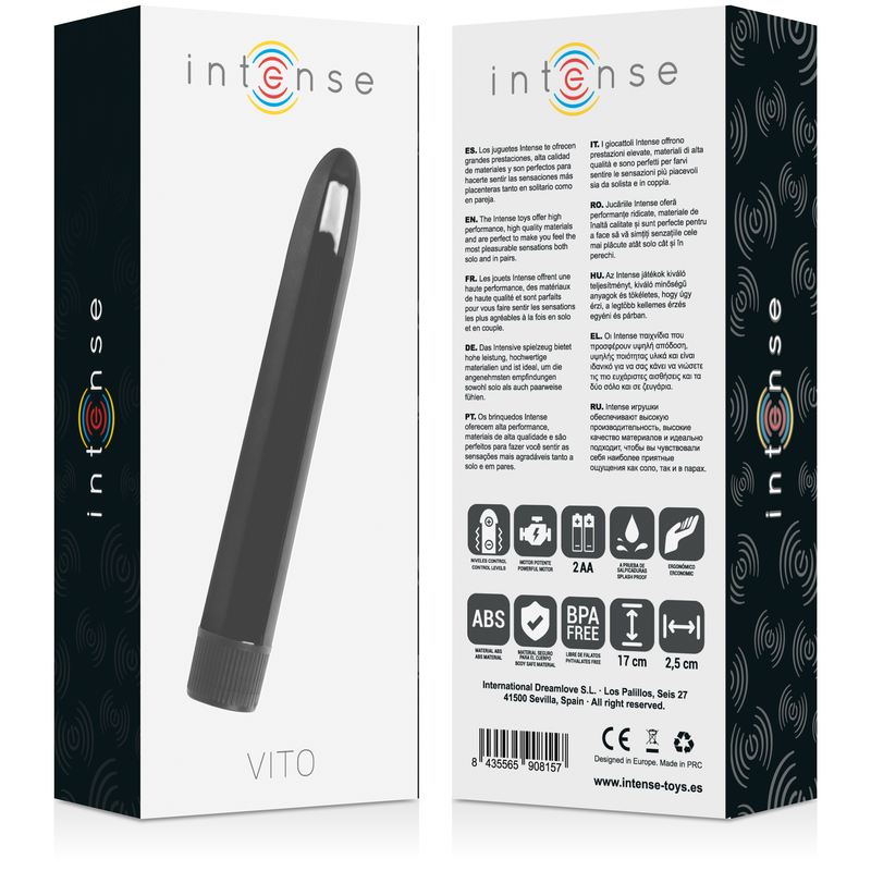 INTENSE - VITO VIBRADOR NEGRO - Imagen 5
