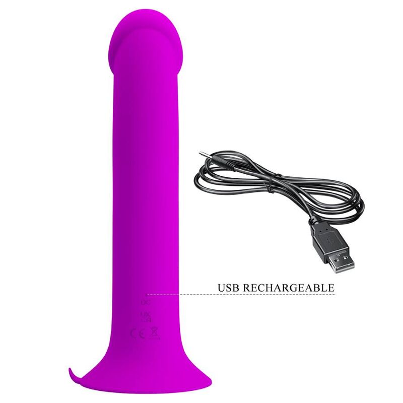 PRETTY LOVE - MURRAY VIBRADOR Y ESTIMULADOR PUNTO G MORADO - Imagen 12