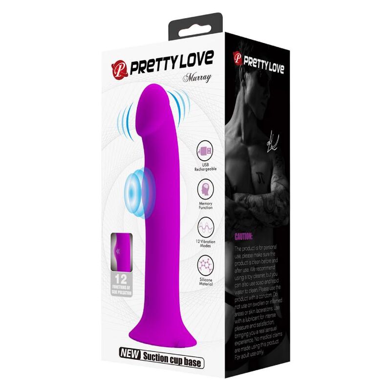 PRETTY LOVE - MURRAY VIBRADOR Y ESTIMULADOR PUNTO G MORADO - Imagen 13