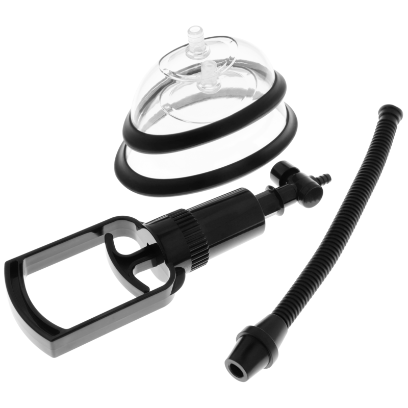 INTENSE - PUMP BOMBA MANUAL VAGINAL CON DOS COPAS INTERCAMBIABLES - Imagen 5