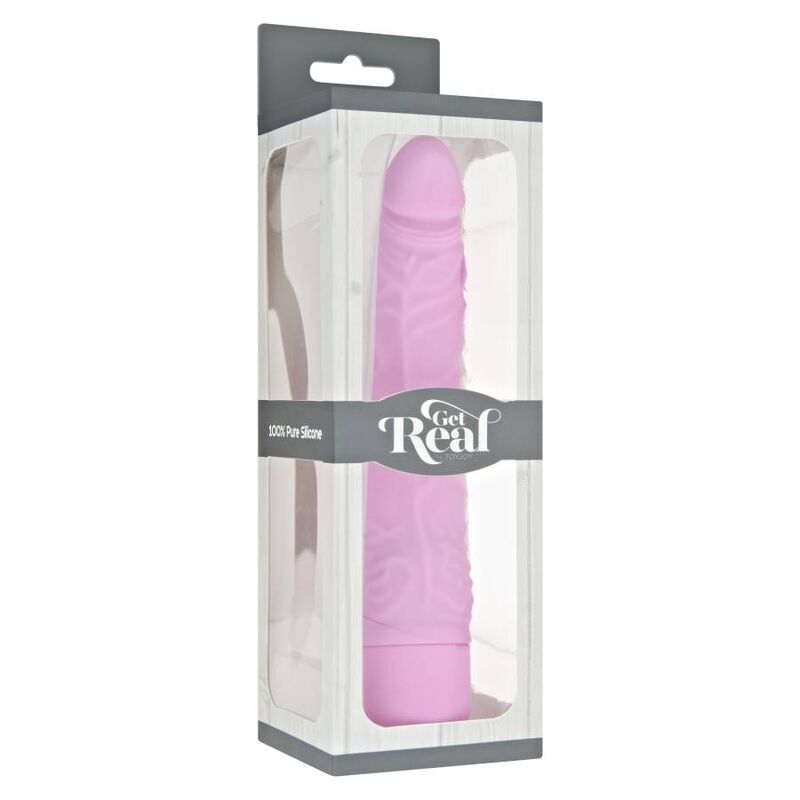 GET REAL - CLASSIC SLIM VIBRADOR ROSA - Imagen 3