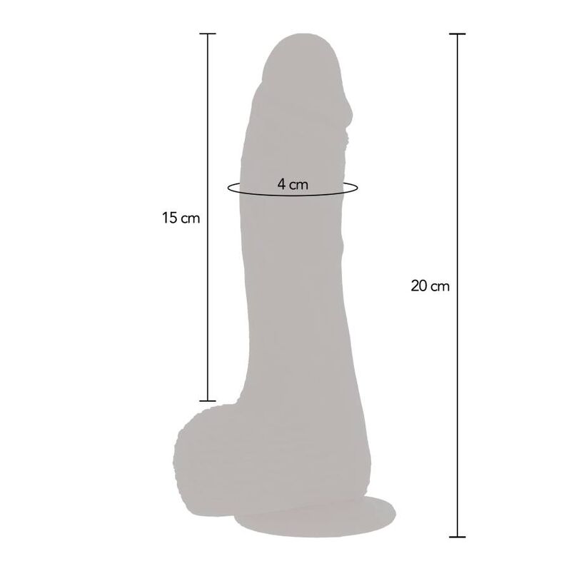 GET REAL - DILDO VIBRADOR ROTADOR UP&DOWN NATURAL - Imagen 6