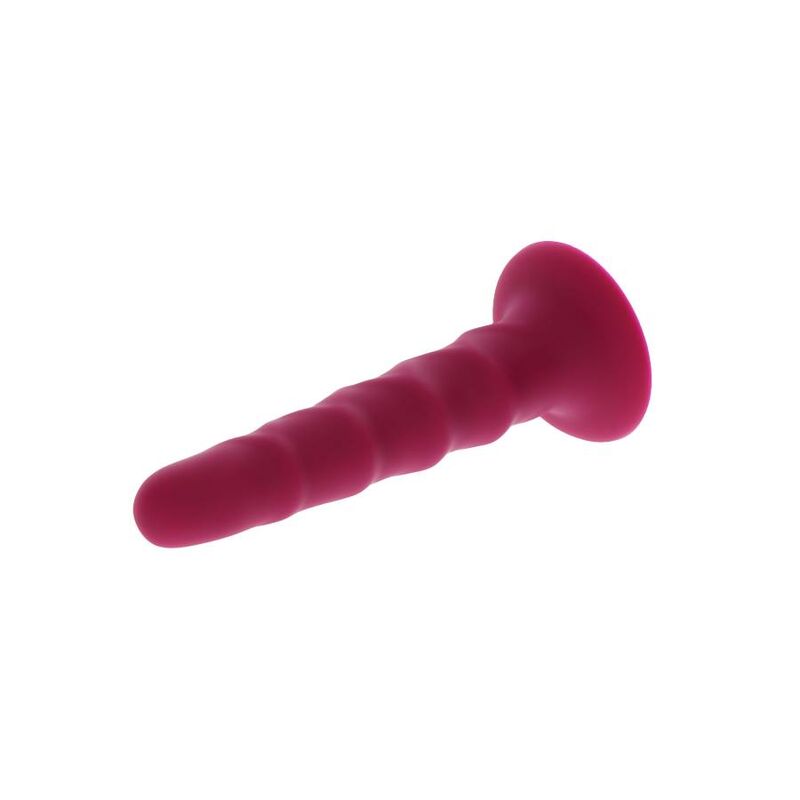 GET REAL - RIBBED DONG 12 CM ROJO - Imagen 5