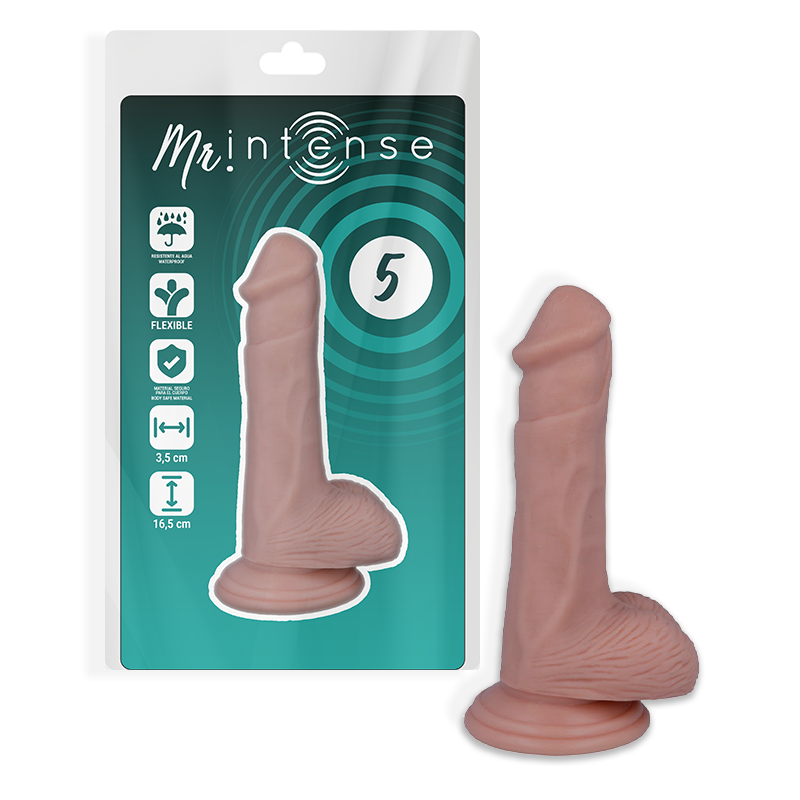 MR INTENSE - 5 PENE REALISTICO 16.5 CM -O- 3.5 CM - Imagen 5