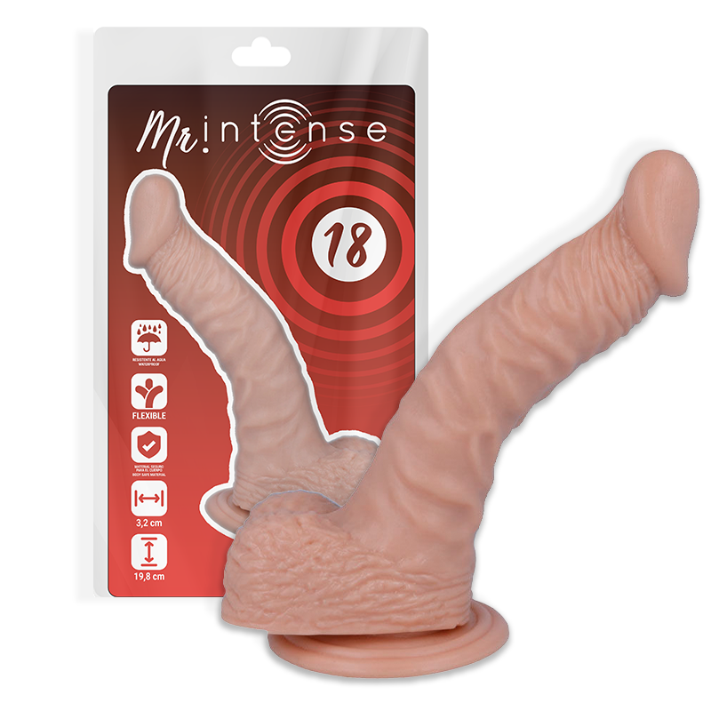 MR INTENSE - 18 PENE REALISTICO 19.8 CM -O- 3.2 CM - Imagen 4