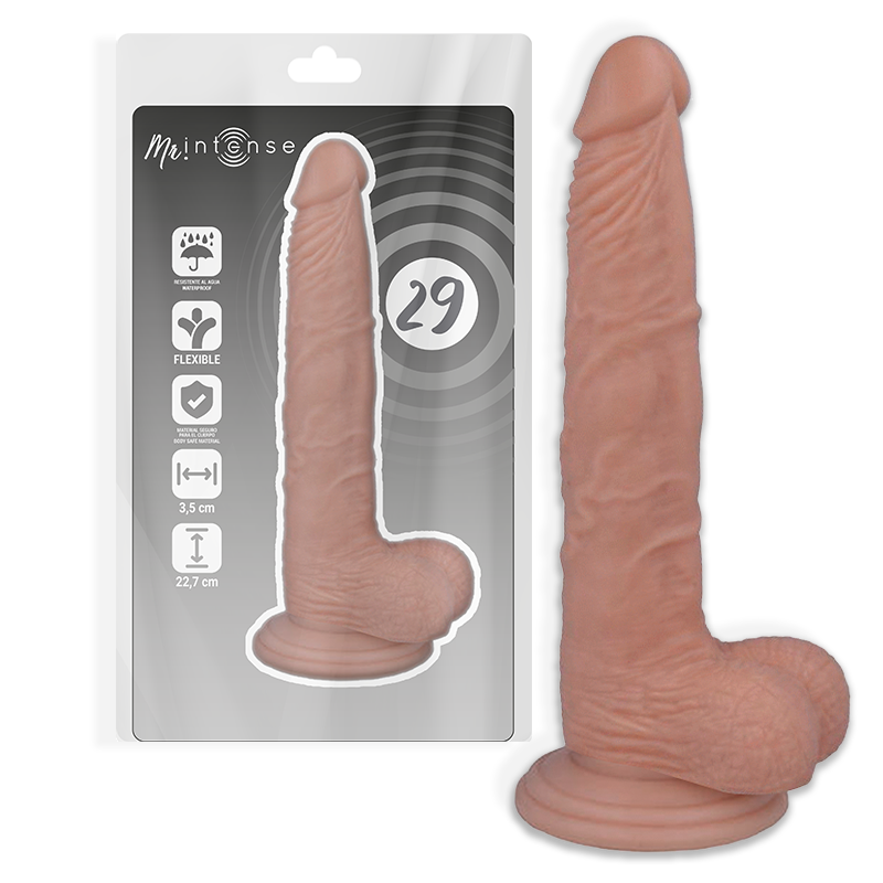 MR INTENSE - 29 PENE REALISTICO 22.7 CM -O- 3.5 CM - Imagen 4