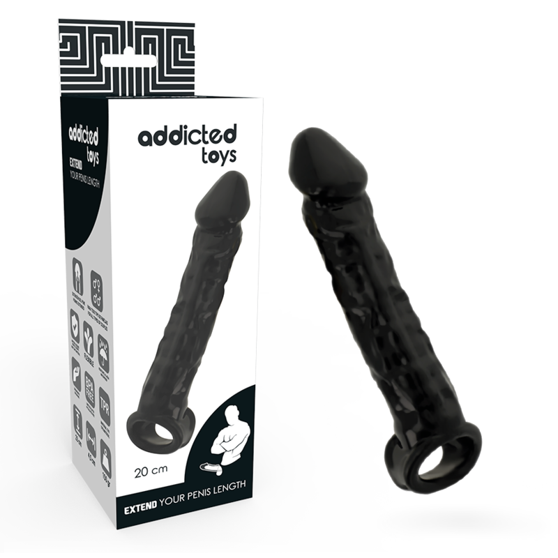 ADDICTED TOYS - EXTENSOR PARA EL PENE NEGRO - Imagen 3