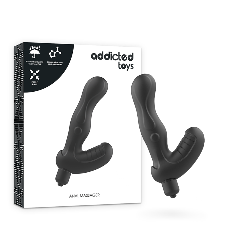 ADDICTED TOYS - ESTIMULADOR ANAL PROSTATA SILICONA P-SPOT VIBE - Imagen 3