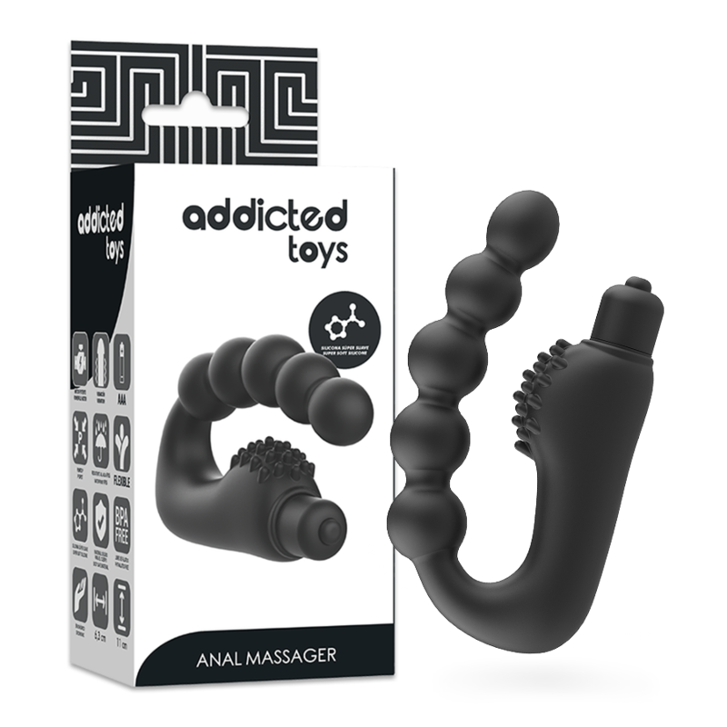 ADDICTED TOYS - MASAJEADOR ANAL PROSTATICO CON VIBRACIÓN - Imagen 3