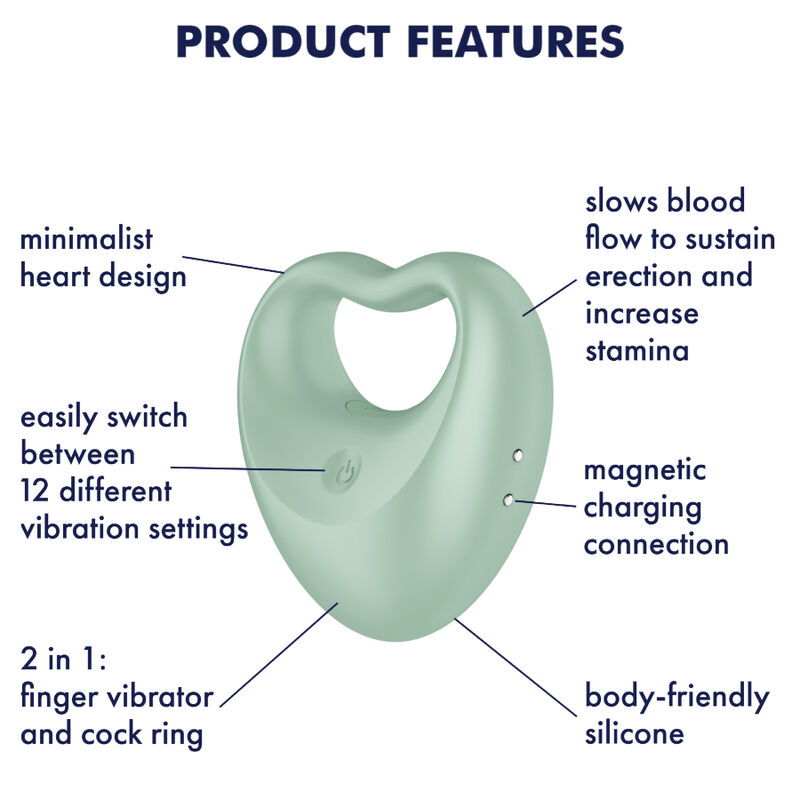 SATISFYER - PERFECT PAIR 3 VERDE - Imagen 6