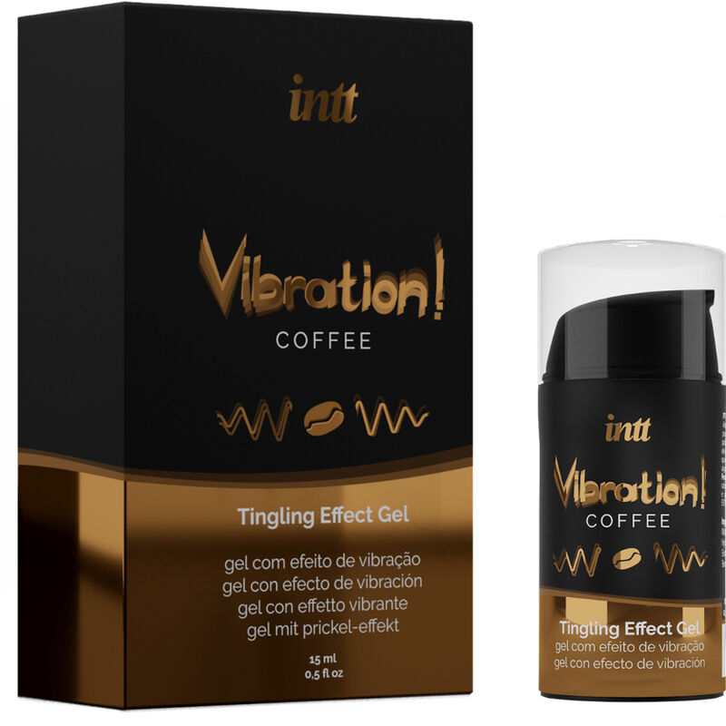 INTT - POTENTE ESTIMULANTE ÍNTIMO GEL VIBRADOR LIQUIDO CAFÉ 15ML - Imagen 3