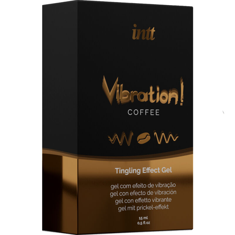 INTT - POTENTE ESTIMULANTE ÍNTIMO GEL VIBRADOR LIQUIDO CAFÉ 15ML - Imagen 4
