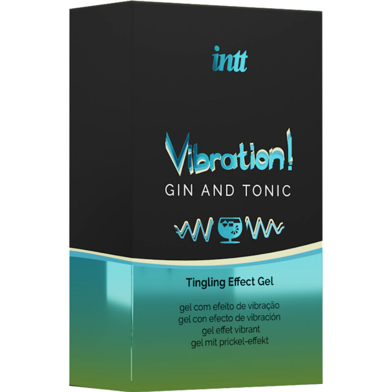 INTT - POTENTE ESTIMULANTE ÍNTIMO GEL VIBRADOR LIQUIDO GIN & TONIC 15ML - Imagen 4