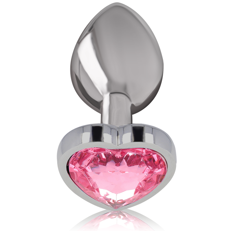 INTENSE - PLUG ANAL METAL ALUMINIO CORAZÓN ROSA TALLA M - Imagen 3