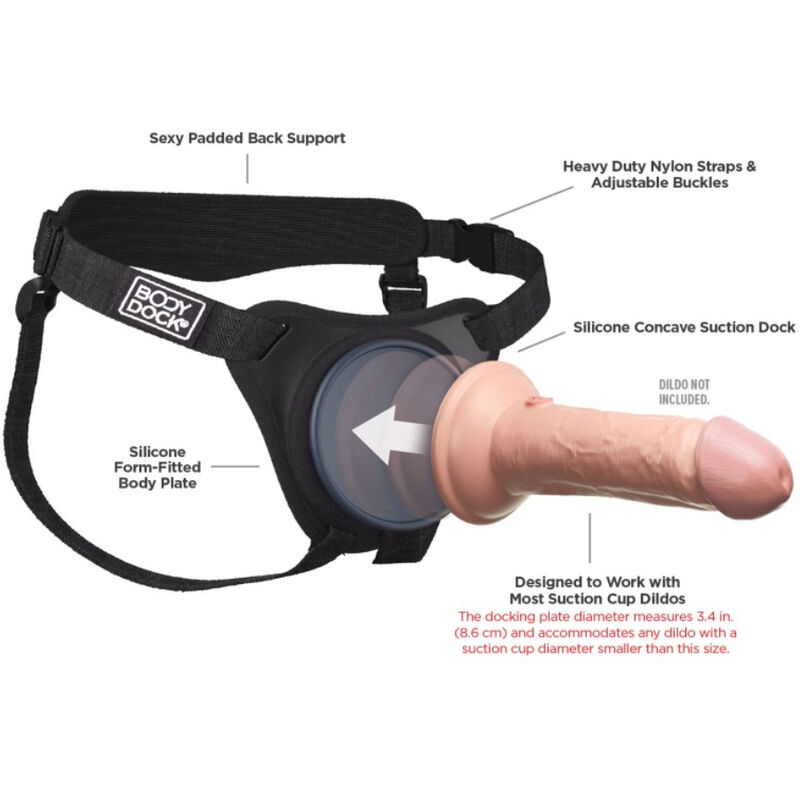 PIPEDREAMS - BODY DOCK ELITE HARNESS - Imagen 6