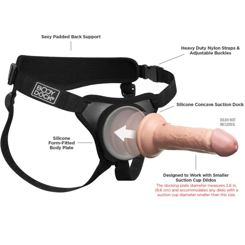 PIPEDREAMS - BODY DOCK ELITE MINI HARNESS - Imagen 6