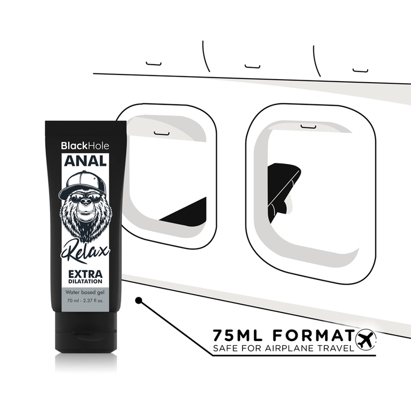 BLACK HOLE - GEL BASE AGUA DILATACION ANAL 70 ML - Imagen 4