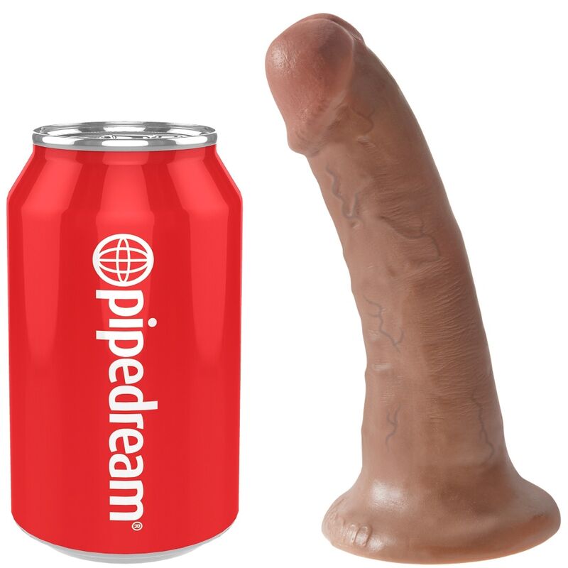 KING COCK - PENE REALISTICO 15 CM CARAMELO - Imagen 6