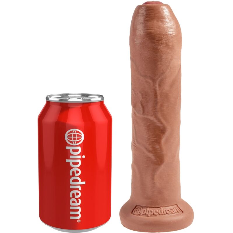 KING COCK - PENE REALISTICO CON PREPUCIO 17.8 CM CARAMELO - Imagen 3