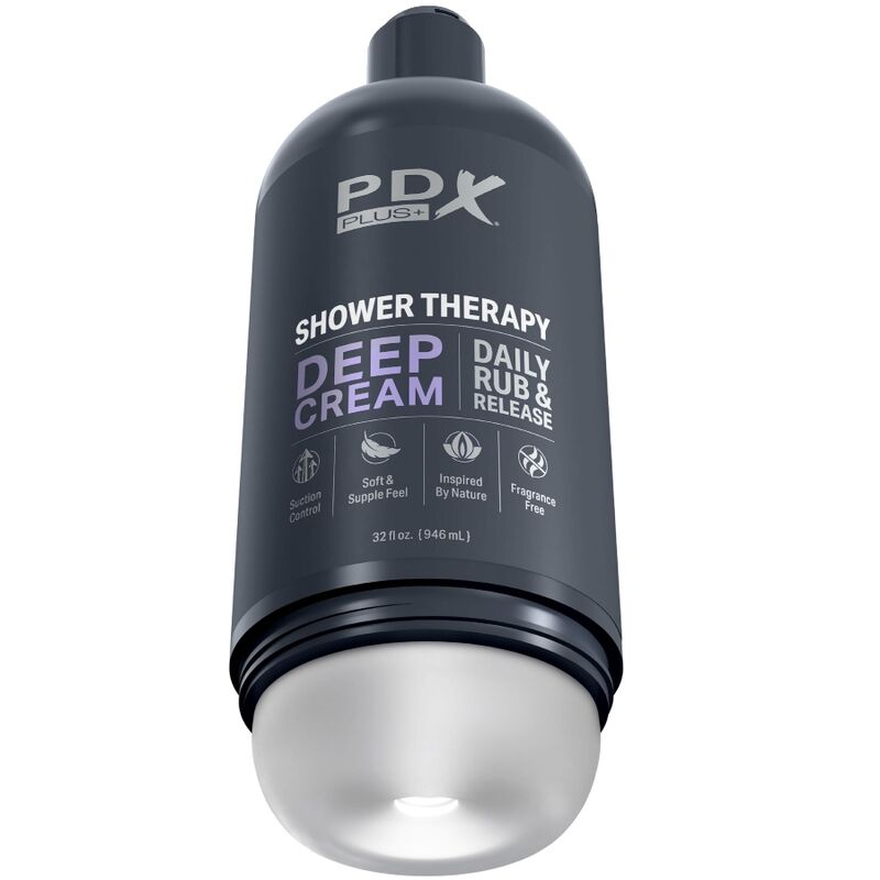 PDX PLUS - MASTURBADOR STROKER DISEÑO DISCRETO DE BOTE CHAMPU DEEP CREAM - Imagen 5