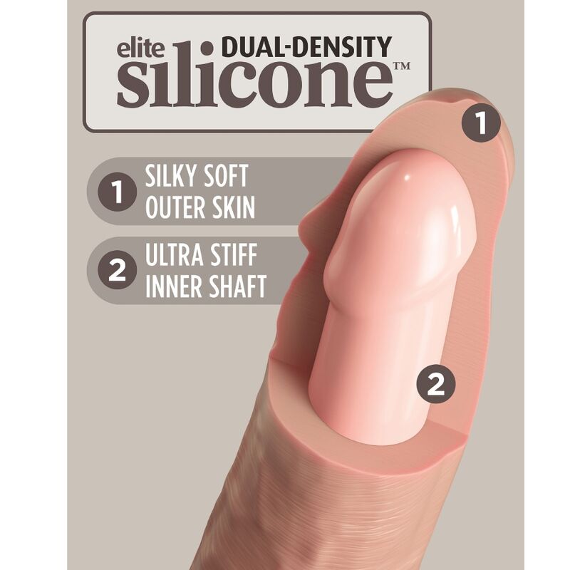 KING COCK - ELITE ARNES AJUSTABLE PARA PRINCIPIANTES CON DILDO 15.2 CM - Imagen 8
