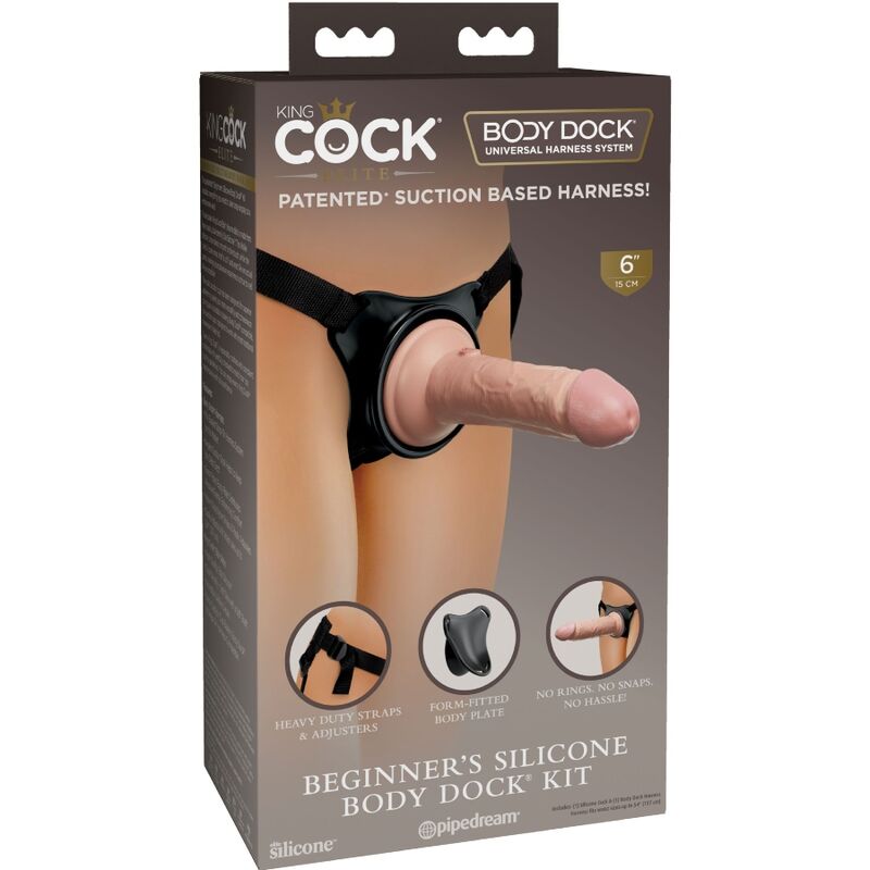 KING COCK - ELITE ARNES AJUSTABLE PARA PRINCIPIANTES CON DILDO 15.2 CM - Imagen 7