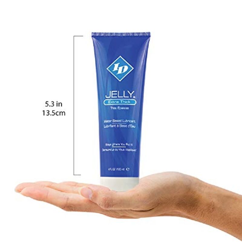 ID JELLY - LUBRICANTE BASE AGUA EXTRA THICK TRAVEL TUBE 120 ML - Imagen 3
